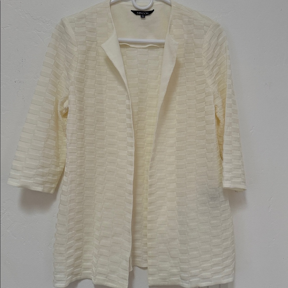 MISOOK Open Front Long Sleeve Cardigan Size PS Small Petite Women’s